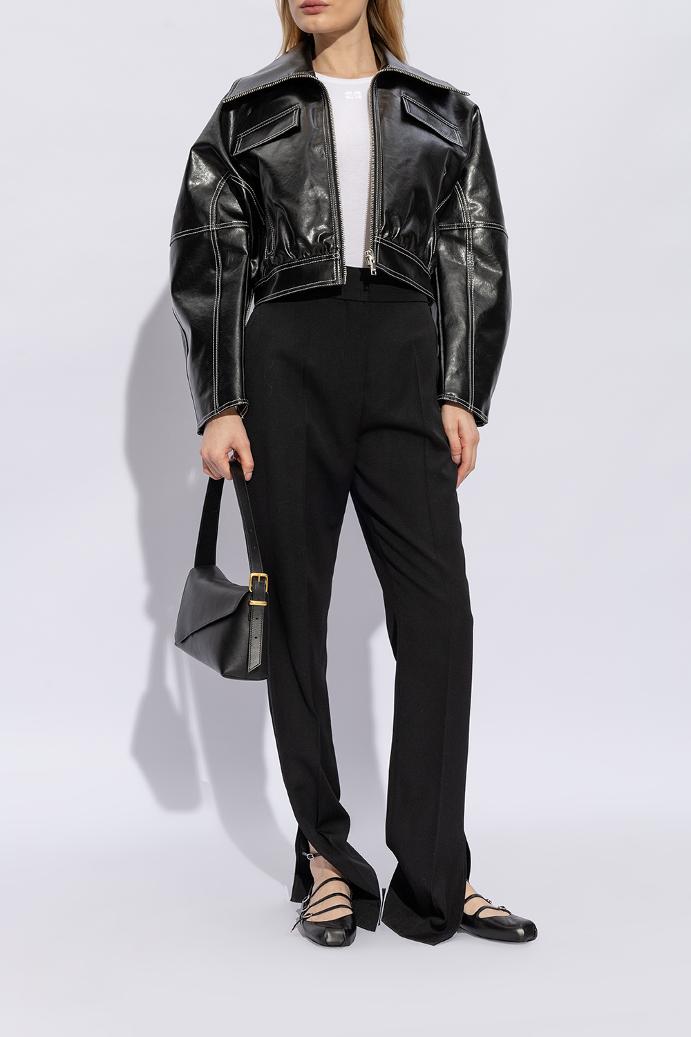 コート alexander mcqueen FW24 Black felt coat (805810QKABE 1000) Alexander McQueen Puffer Coat - Women's 40 – Fashionably Yours
